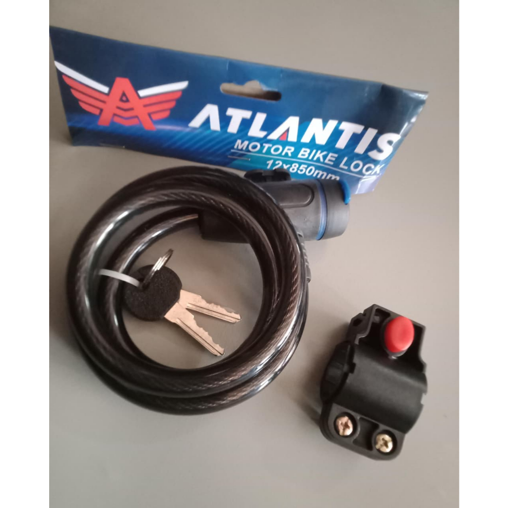 ATLANTIS ยี่ห้อ Bicycle Spiral LOCK / BICYCLE SPIRAL LOCK / ATLANTIS BICYCLE SPIRAL LOCK