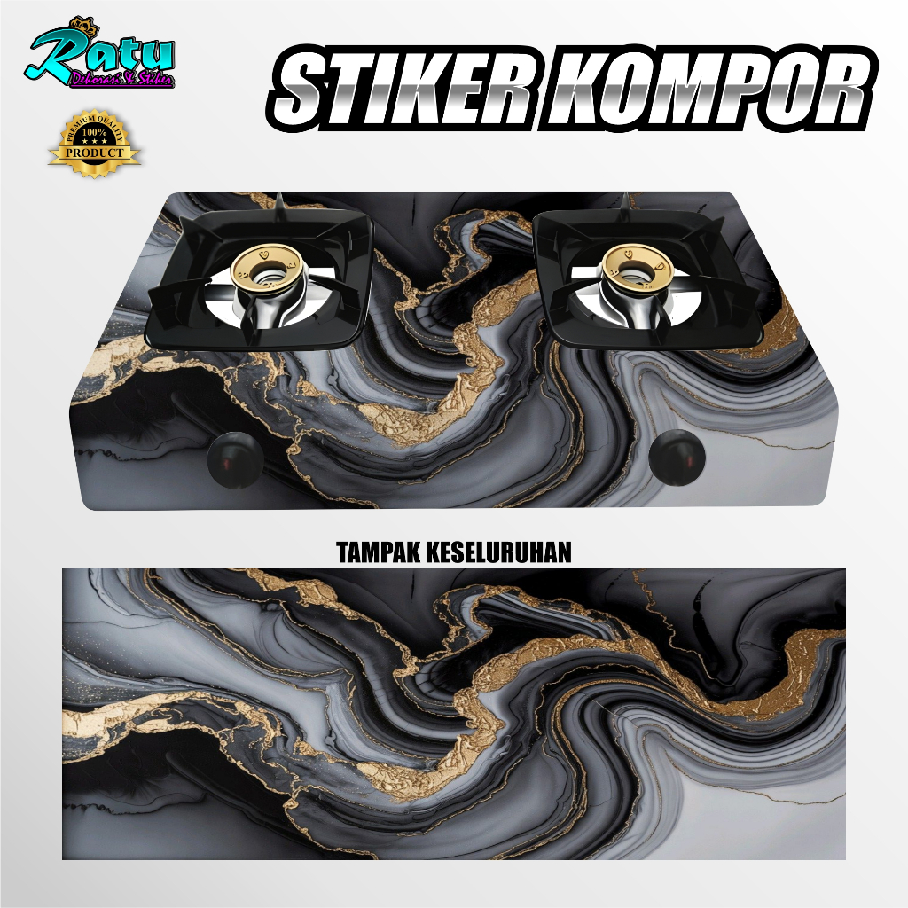 K54-MODERN ART GAS STOVE สติ๊กเกอร์ / 50 สติ๊กเกอร์ MOTIF สําหรับ 1 BURNER และ 2 BURNER GAS STOVES