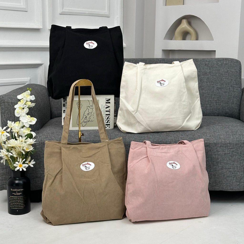 SUNSHINE CORDUROY TOTE รหัส: ZT4102