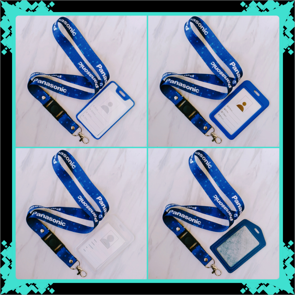GANTUNGAN Panasonic ID Card Lanyard & Frame, Holder, ID Card Holder