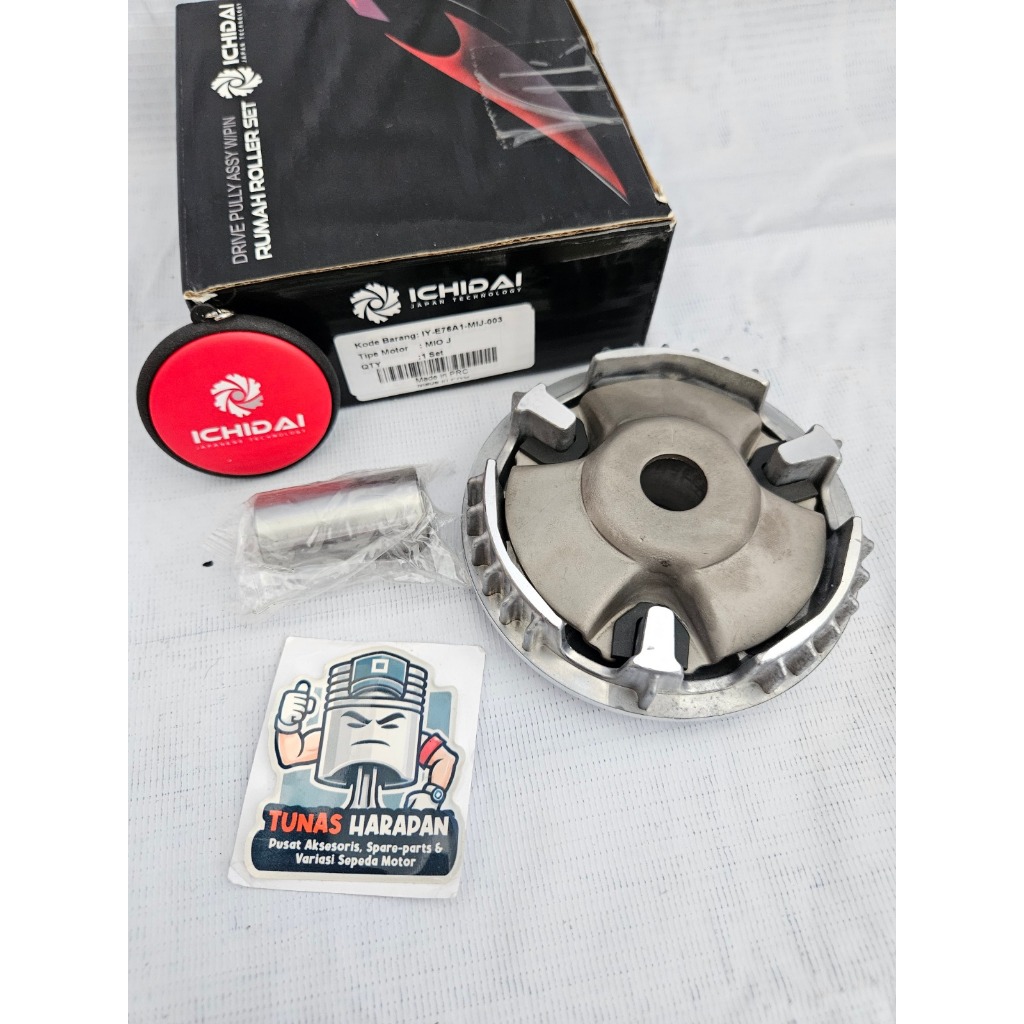 ROLLER ASSY HOUSING MIO J / MIO GT / SOUL GT / X RIDE 115cc ICHIDAI + Bosh -E76A1 / ไดรฟ์ Pully Assy