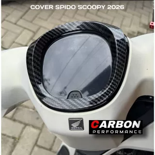 CARBON SPEEDOMETER GARNISH SCOOPY GEN 6 ปี 2025 - 2026 LAST SCOOPY PRESTIGE SPIDO VARIATION