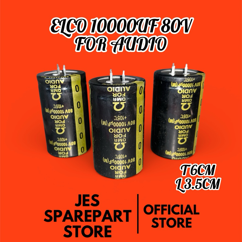 ELCO 10000UF 80V สําหรับเสียง