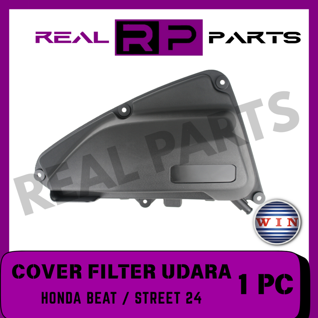 REAL-PARTS/WIN-COVER-FILTER-UDARA/SUB-ASSY-AIR-CLEANER/CLOSE/BOX/FILTER/INTER/MOTORCYCLE/HONDA/DELUX