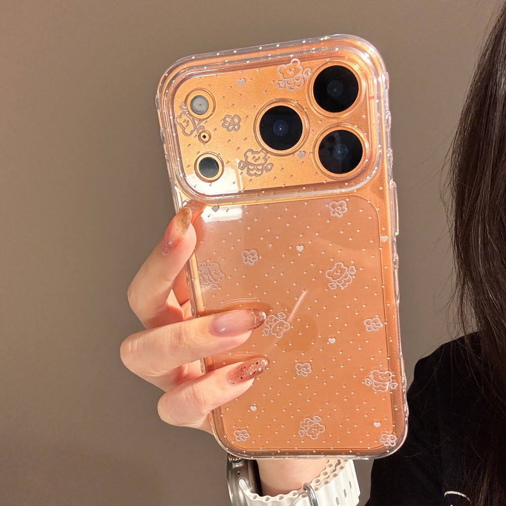 เคส iPhone 17 เคสหมีใส iphone 17 เคส iphone 17 Pro เคส iphone 17 Promax ปลอก iphone CSK001