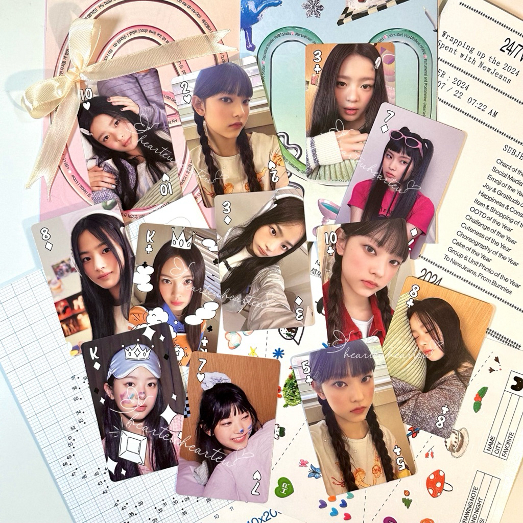 Hearteuhearteu [READY STOCK] Photocard อย่างเป็นทางการ NJZ / MHDHH / NEWJEANS Seasons Greeting 2023 
