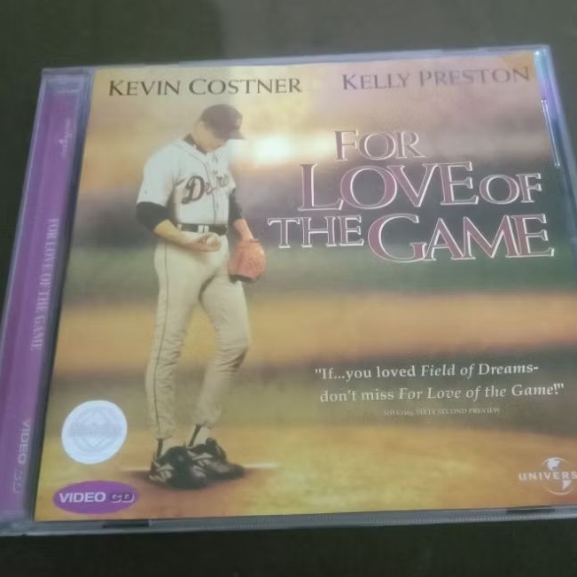 VCD Original FOR LOVE OF THE GAME feat Kevin Costner ข้อความอินโดนีเซีย