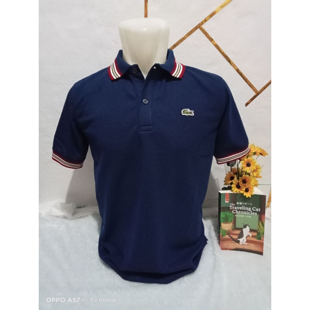 Lcos เสื้อคอปกโปโลสีกรมท่า