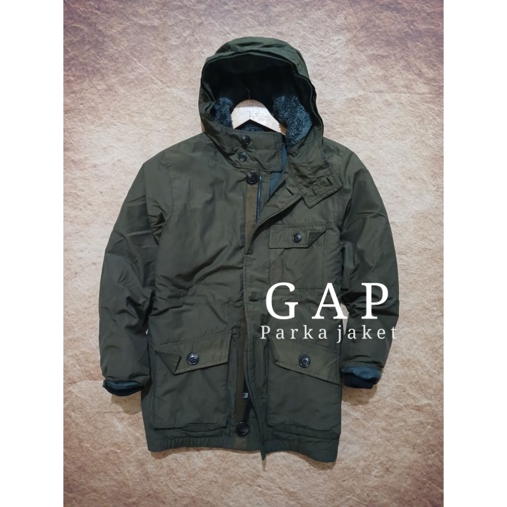 เสื้อแจ็คเก็ต GAP mountain parka มือสอง มีซับใน puffer