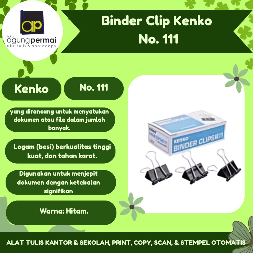 Kenko Clip Binder no.111