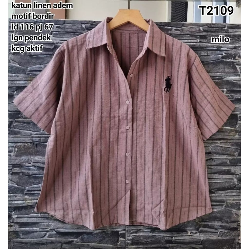 KEMEJA 2109 เสื้อเชิ้ตปักpol