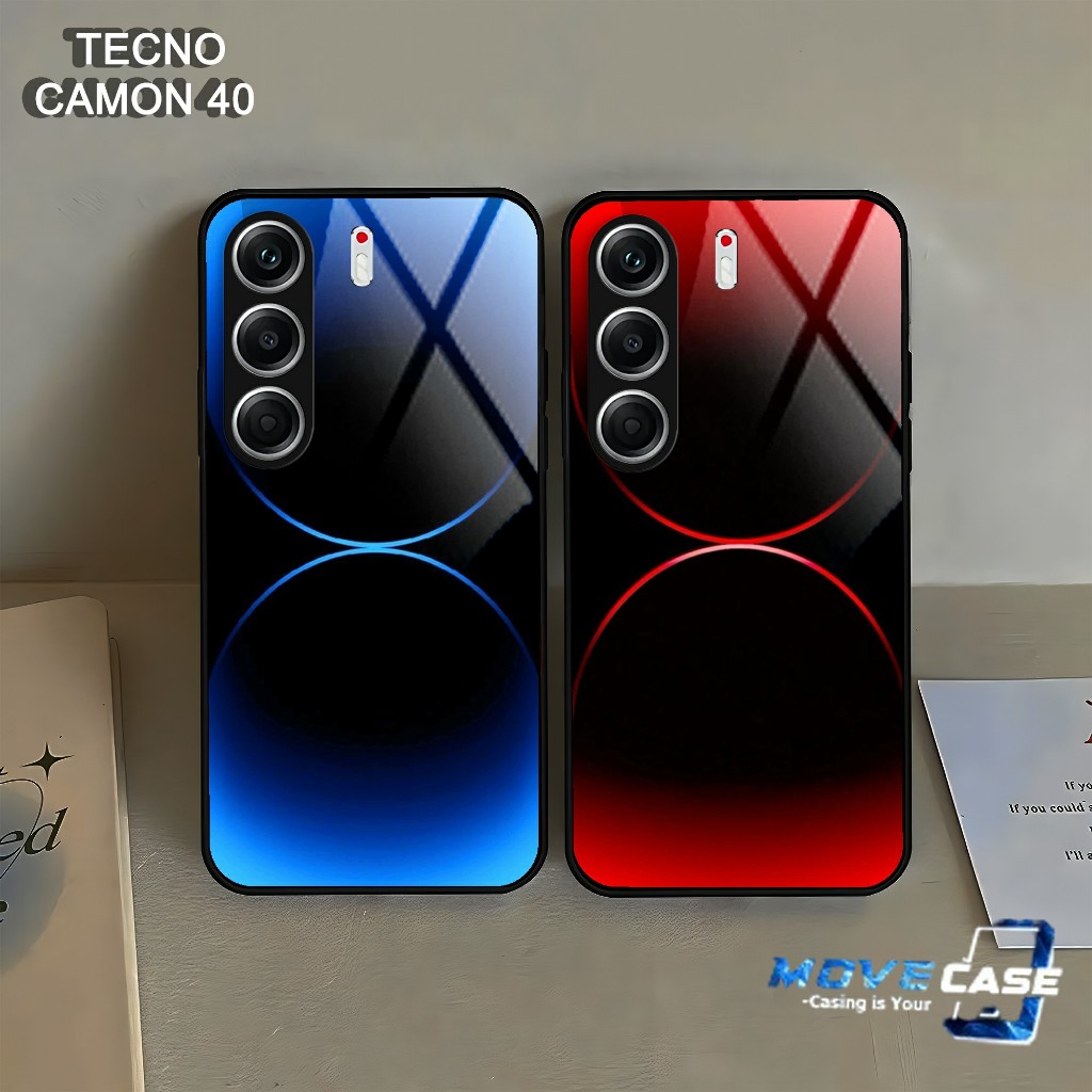 HP MV817 Tecno Camon 40 Glass Softcase - Tecno Camon 40 Silicone - เคสโทรศัพท์ Tecno Camon 40 ใหม่ล่