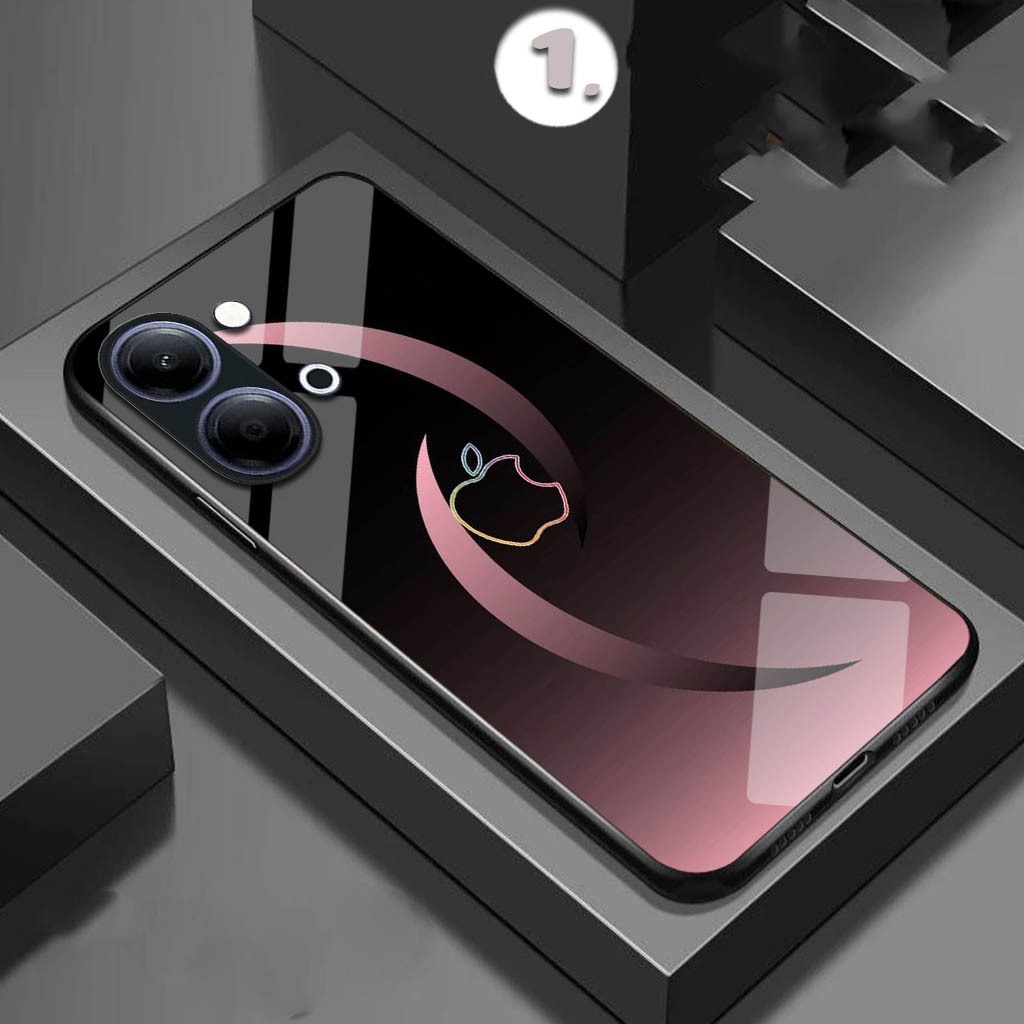 HP [FK491] เคสโทรศัพท์กระจกเคลือบเงาสําหรับ Vivo Y05 Y05s V70 5g Y21d V60 Lite Y04s Y19s Pro V50 Lit