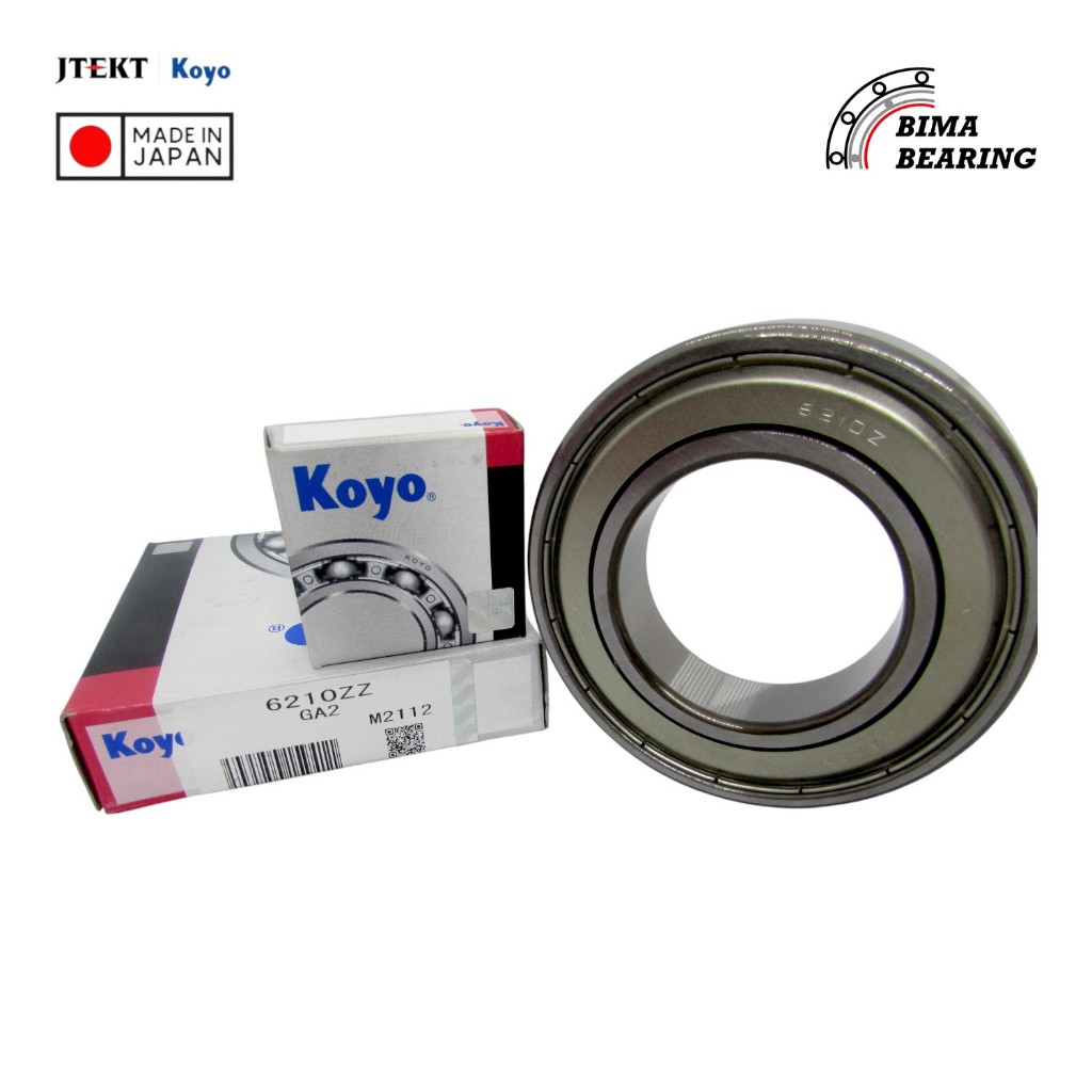 แบริ่ง 6210ZZ ฝาครอบเหล็ก Koyo JAPAN Laher 6210 ZZ 50X90X20 ORIGINAL