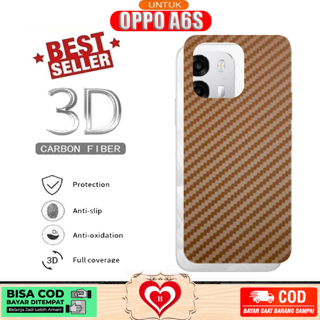 GARSKIN GOLD OPPO A6S A6S PRO SKIN PROTECTOR