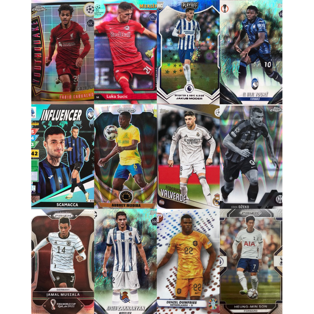 ORIGINAL FOOTBALL CARD SOCCER TRANDING CARD FOOTBALL SUPER STAR MESSI RONALDO LEGENDS ETC.