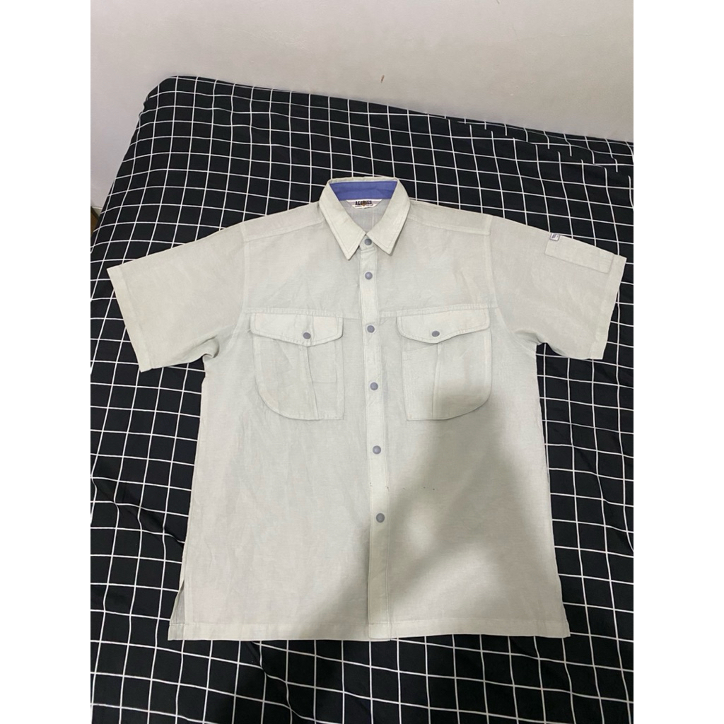 KEMEJA AGGRESS Safari Shirt เสื้อเชิ้ตแขนสั้น Outdoor