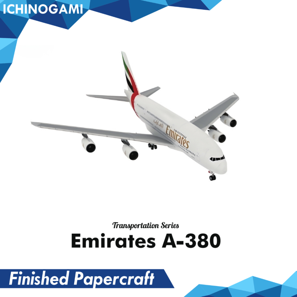Papercraft Ichinogami (DIY) Emirates A-380