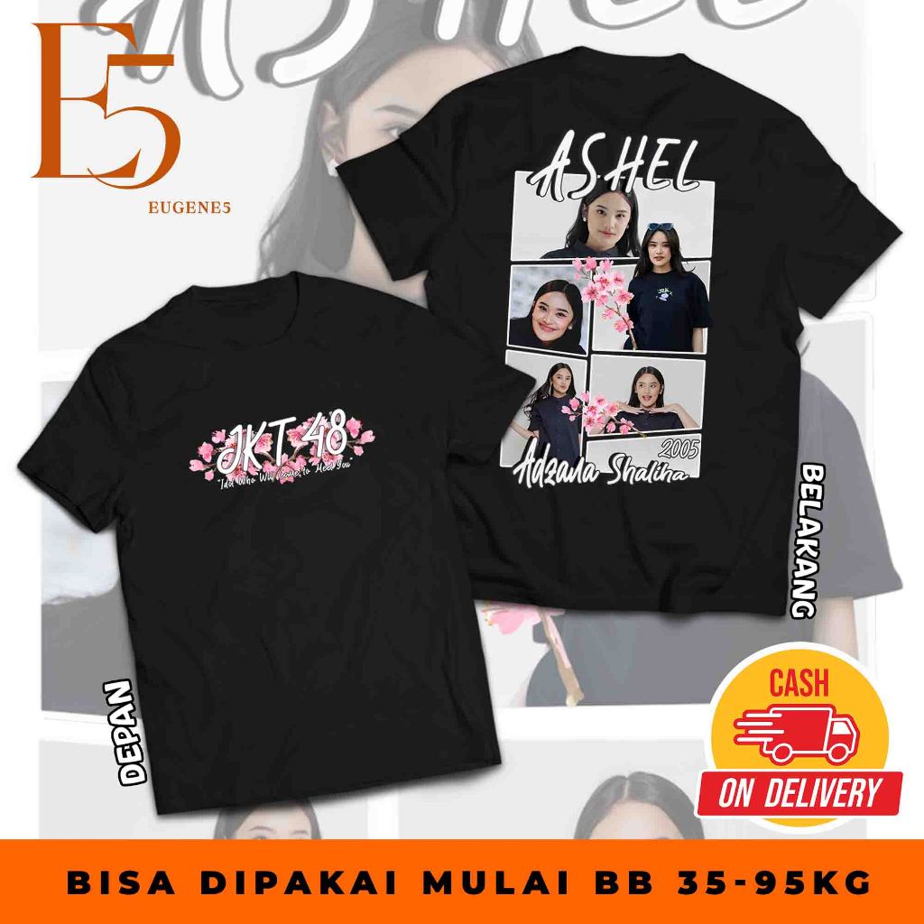 เสื้อยืด Ashel JKT48 GRID - MEMBER AESTHETIC STREETWEAR CLOTHES Combed 24s วัสดุ