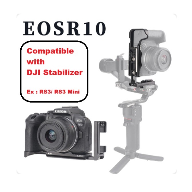 แผ่น L แนวตั้งแบบปลดเร็วสําหรับด้ามจับ Canon EOS R10 R 10