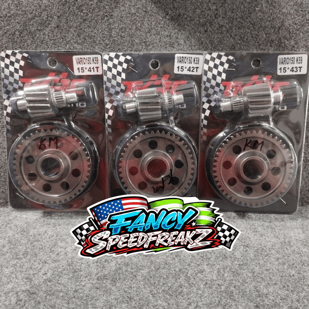 อัตราส่วน TKRC RACING เกียร์ 15 - 41 / 15 - 42 / 15 - 43 / 14 - 42 / 14 - 43 HONDA VARIO 125 VARIO 1