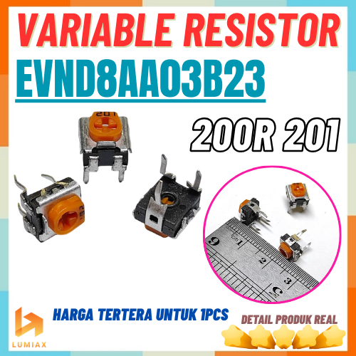 Trimpot 200R 201 VR Variable Resistor Yellow Trimpot 200R Ohm EVND8AA03B23