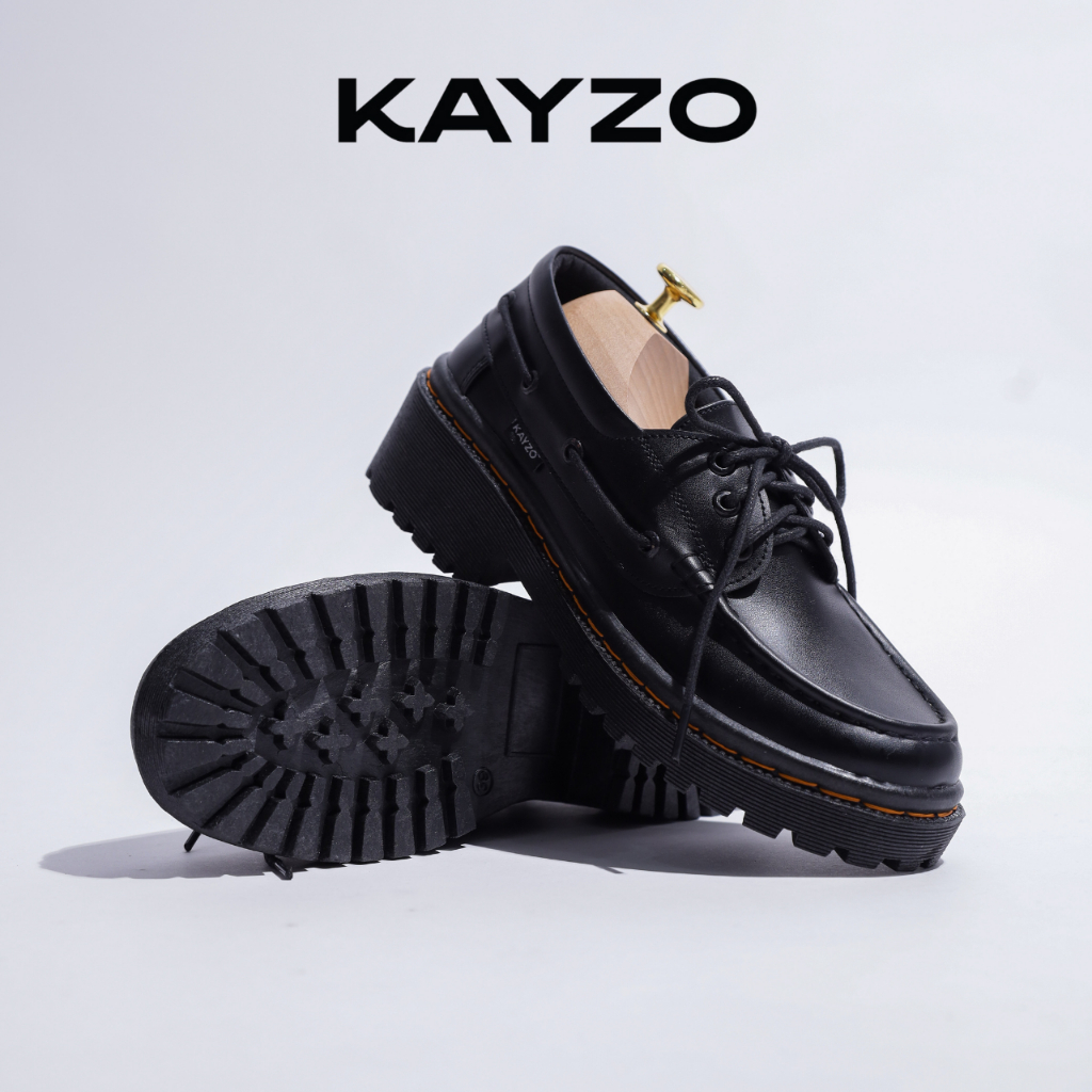 Kayzo Lune X Elara - Womens Leather Derby Casual Official Boots Original