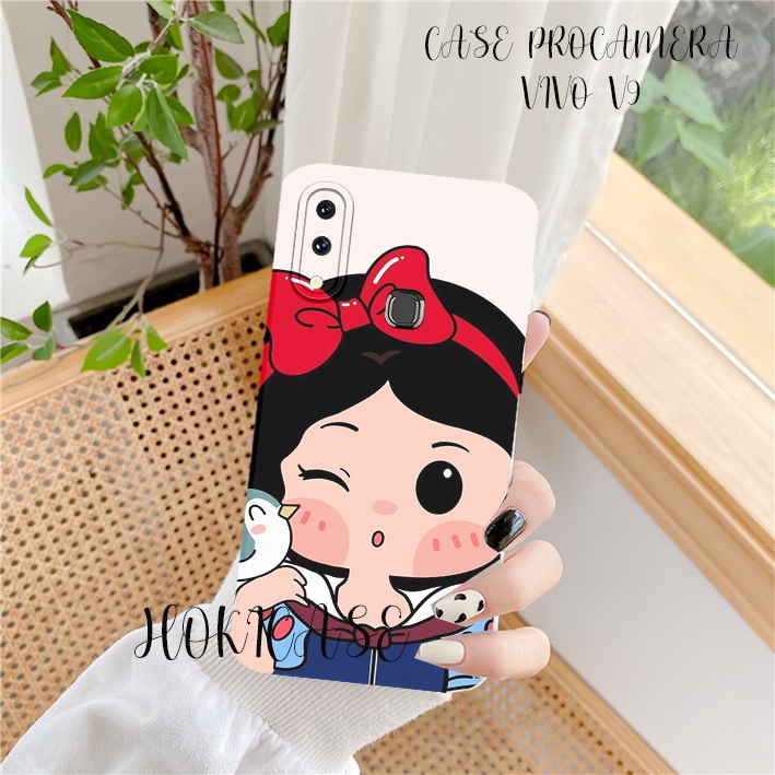 กันชน Vivo V9 V7 V7 Plus V5 V5 Plus เคสลายการ์ตูน Cool Modern Soft Case ยืดหยุ่น[HC18]
