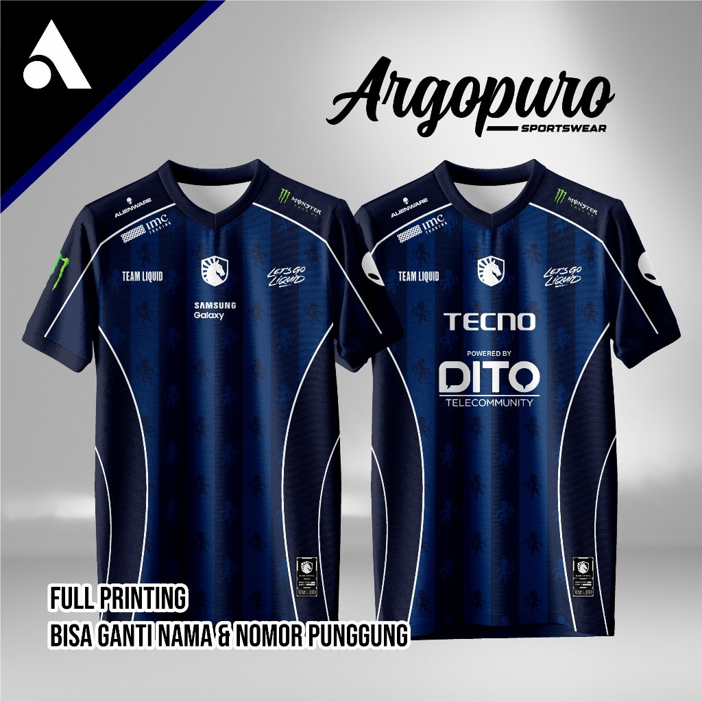 Team Liquid ID PH Jersey เสื้อยืดเกมล่าสุด 2026 ฟรี Nickame