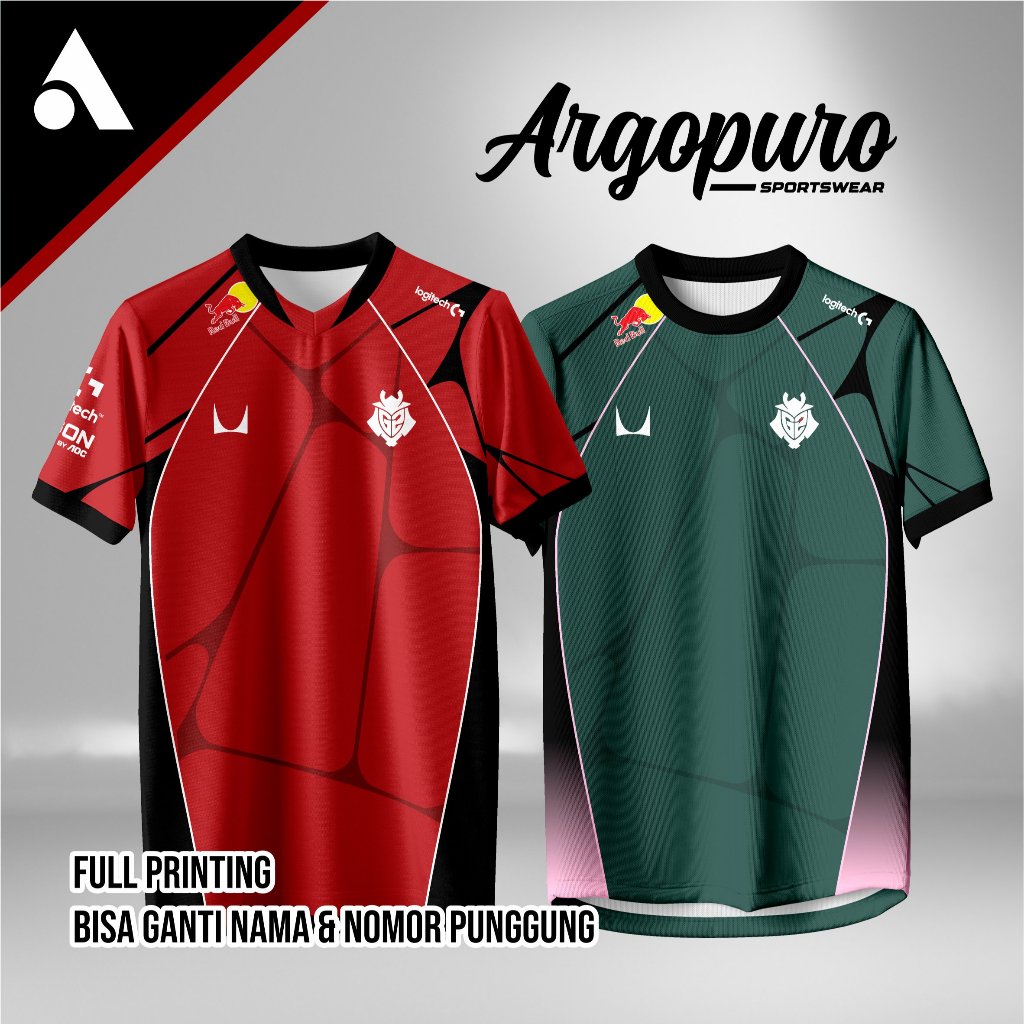 G2 Esport Jersey เสื้อยืดเกม CSGO LOL Dota ล่าสุด 2026