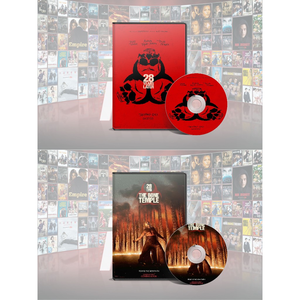 DVD 28 Years Later (2025) + DVD 28 Years Later The Bone Temple (2026)