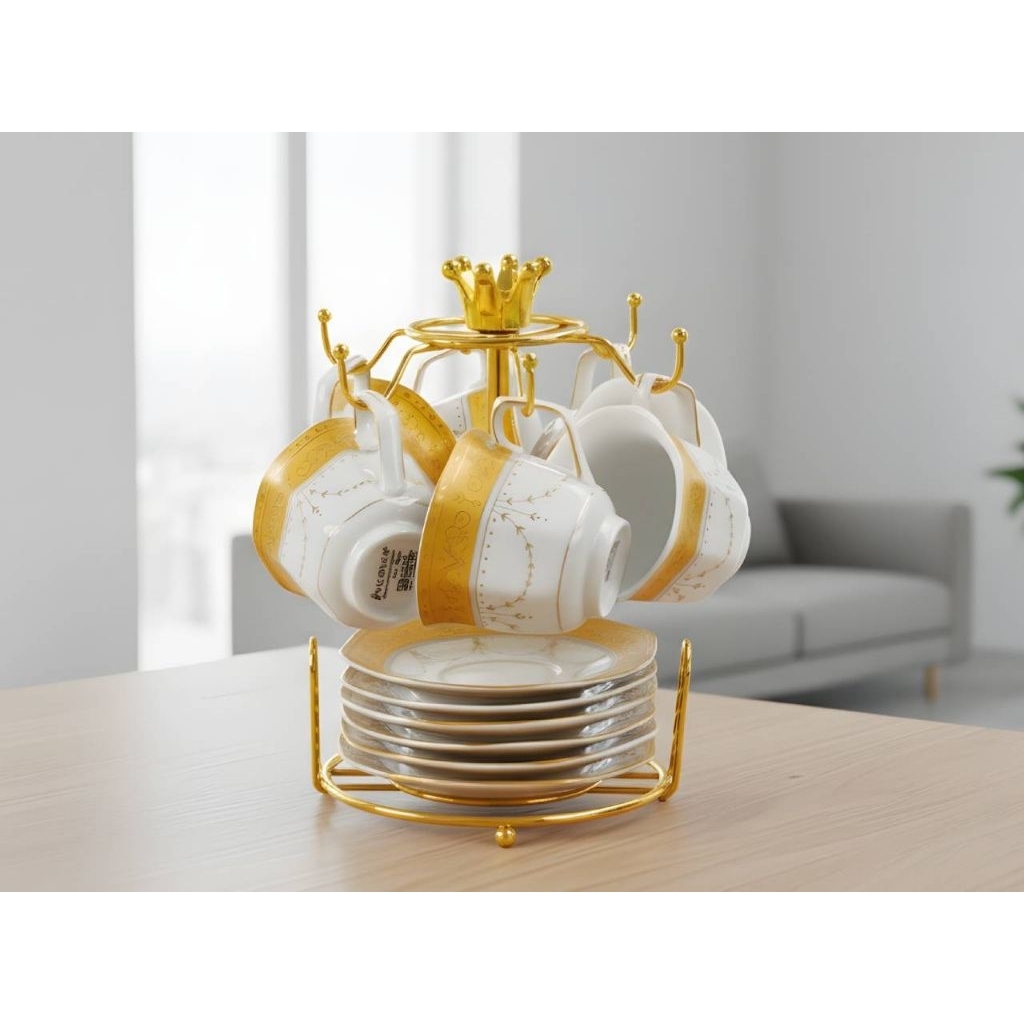 ชุดถ้วยและจานรอง Vicenza C93