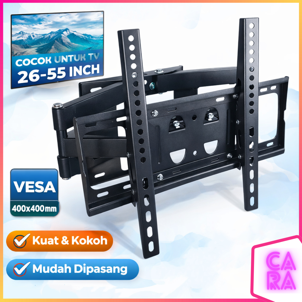 JUSHIJIA VESA ขายึดทีวีแบบยืดไสลด์ 400 x 400 สําหรับทีวี 26-55 นิ้ว - CP402