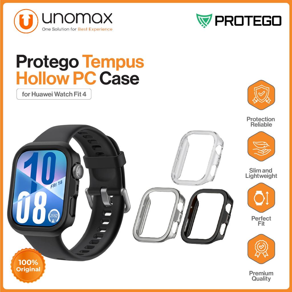 เคสนาฬิกา Huawei Watch Fit 4 Protego Temple Hollow PC Casing (PT-039)