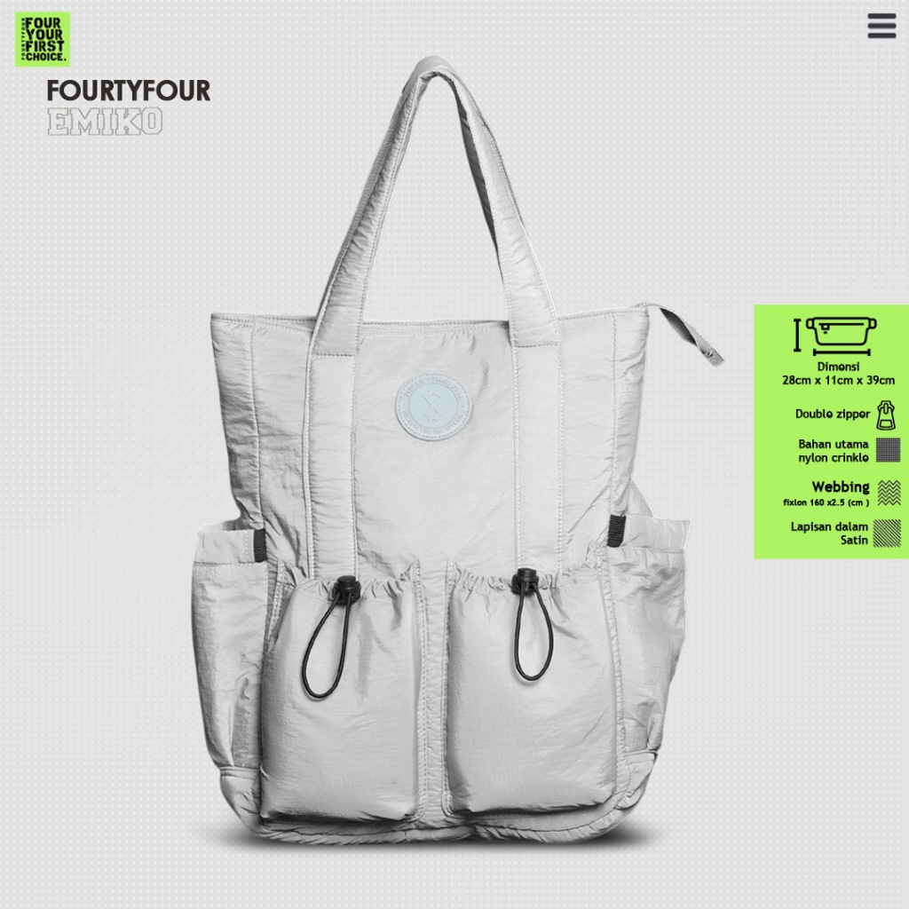 ZIGZAG Emiko Cringcle 2 in 1 Totebag Casual Laptop Backpack