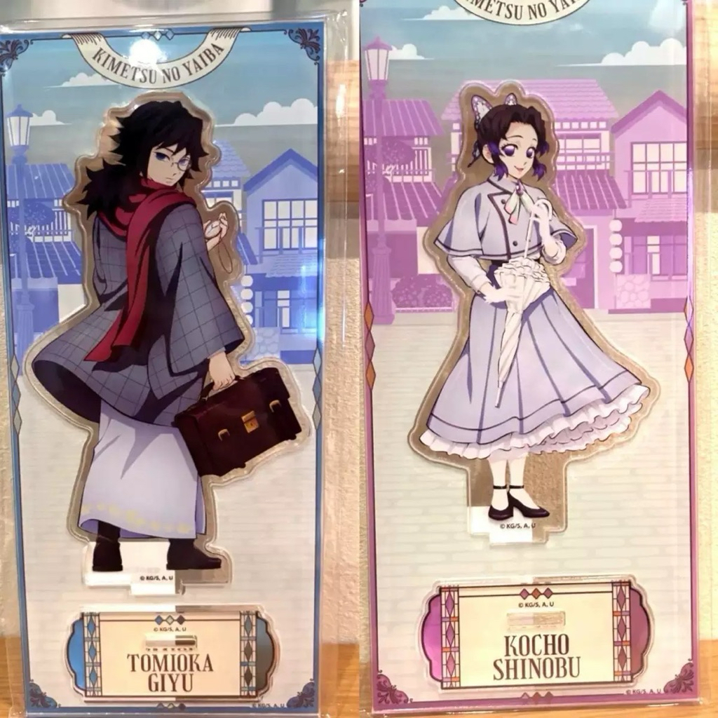 [READY] OME ขาตั้งอะคริลิค 10 ซม. คู่ vibe Kimentsu no Yaiba Tomioka Giyu Kocho Shinobu