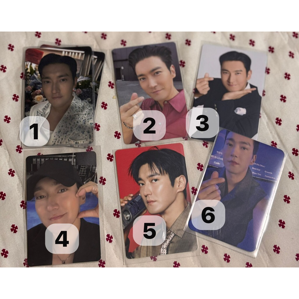 การ์ดรูปถ่าย SIWON SUPER JUNIOR