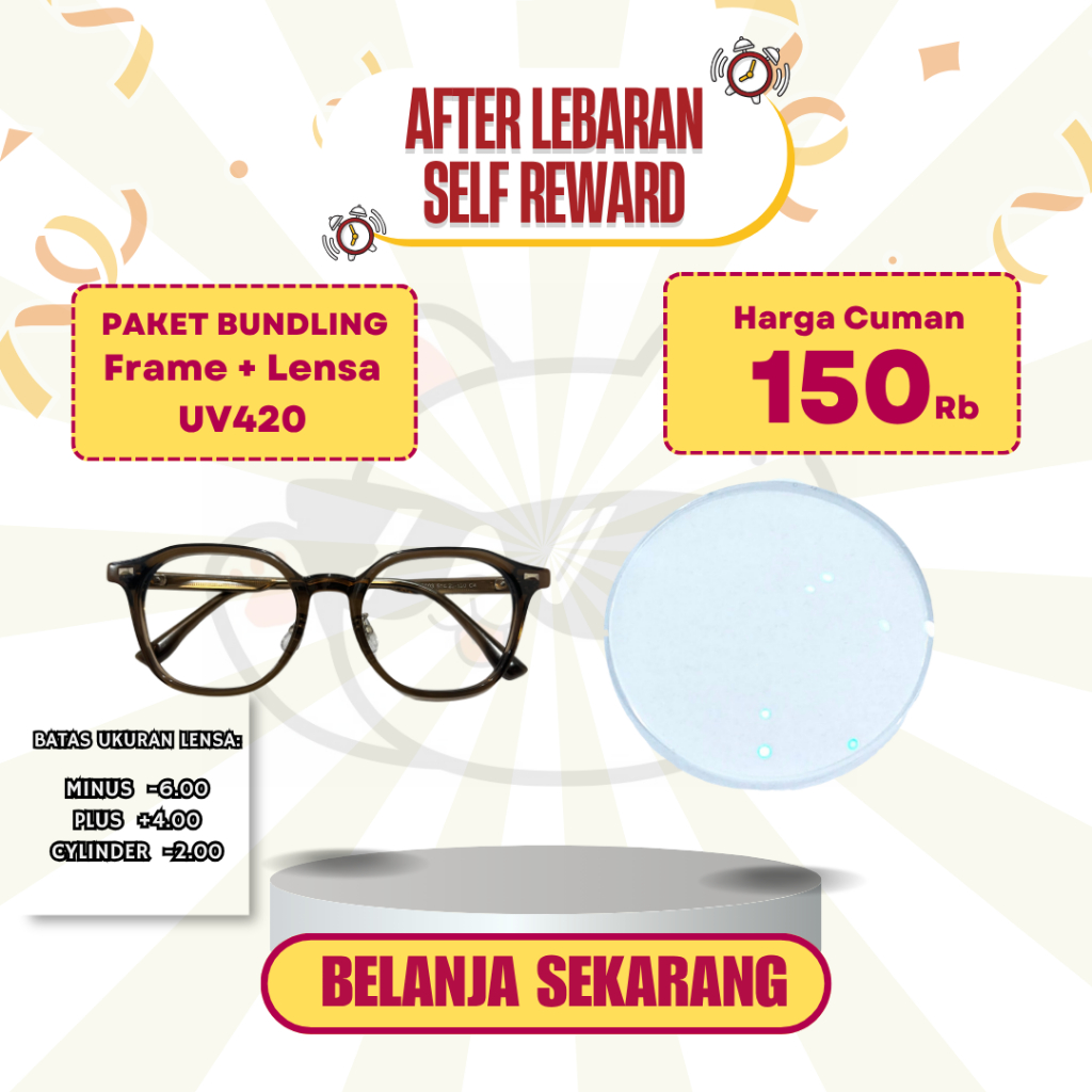 ฟรี กรอบแว่นตาเลนส์ UV420 Bundling