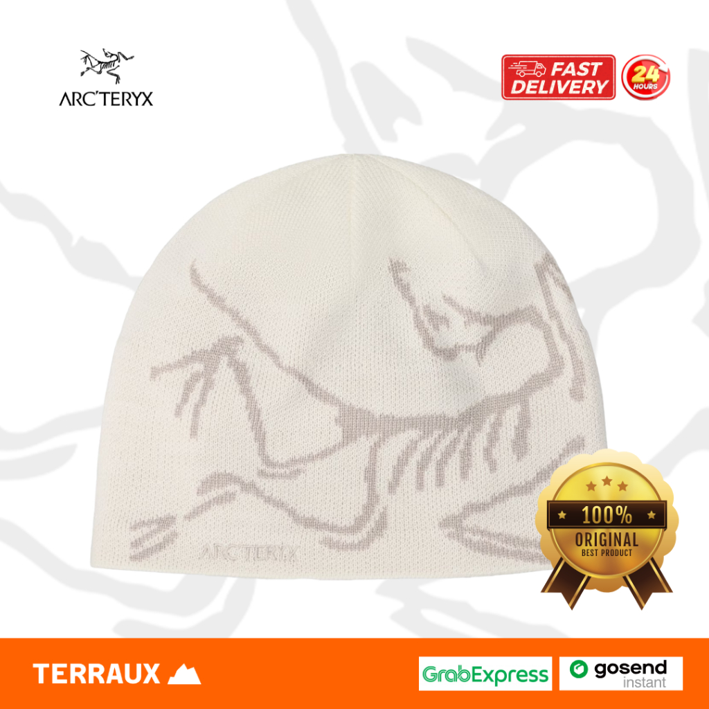 Beanie Arcteryx Authentic Bird Head Toque Arcteryx Original - สีขาว (Arctic Silk/Rune)