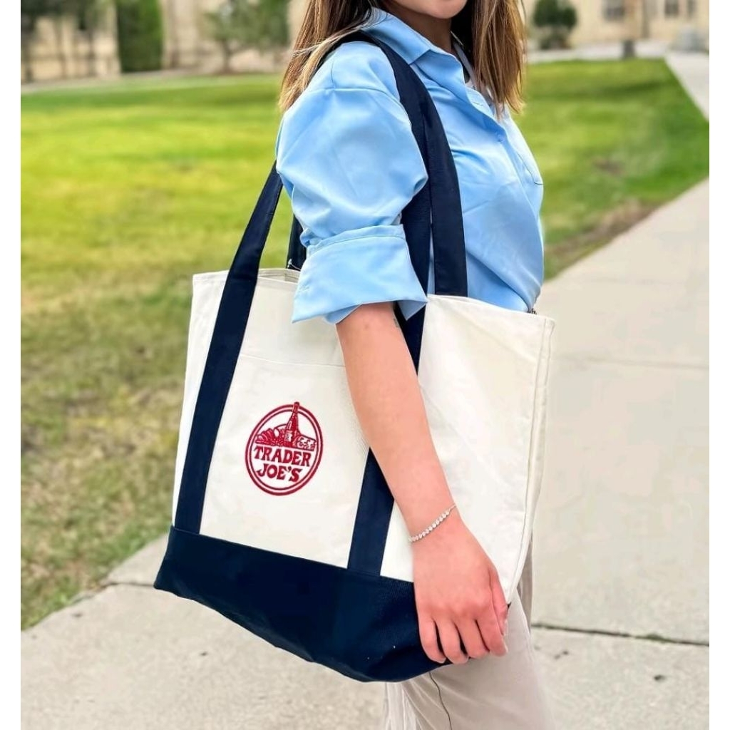 กระเป๋าโท้ตของ Trader joe Original USA
