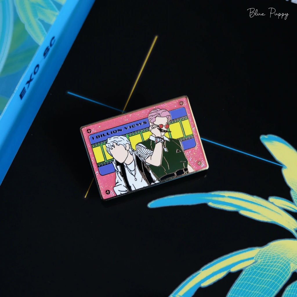 EXO-SC 1 Billion Views เข็มกลัดเคลือบแข็ง