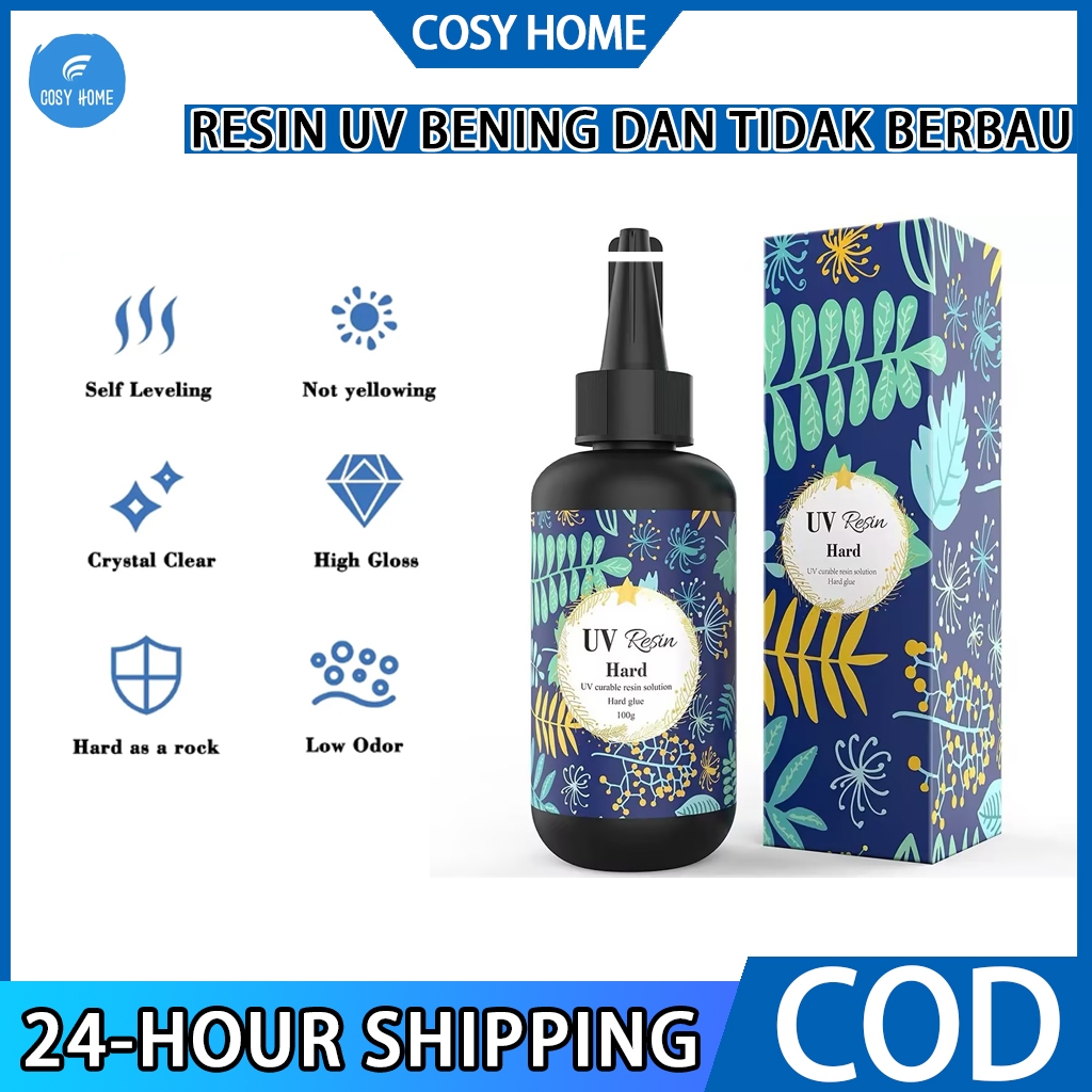 100g/200g เรซิ่น UV โปร่งใส/เรซินโปร่งใสสําหรับ DIY/Hard UV เรซิ่น/UV เรซิ่นสําหรับ DIY หัตถกรรม