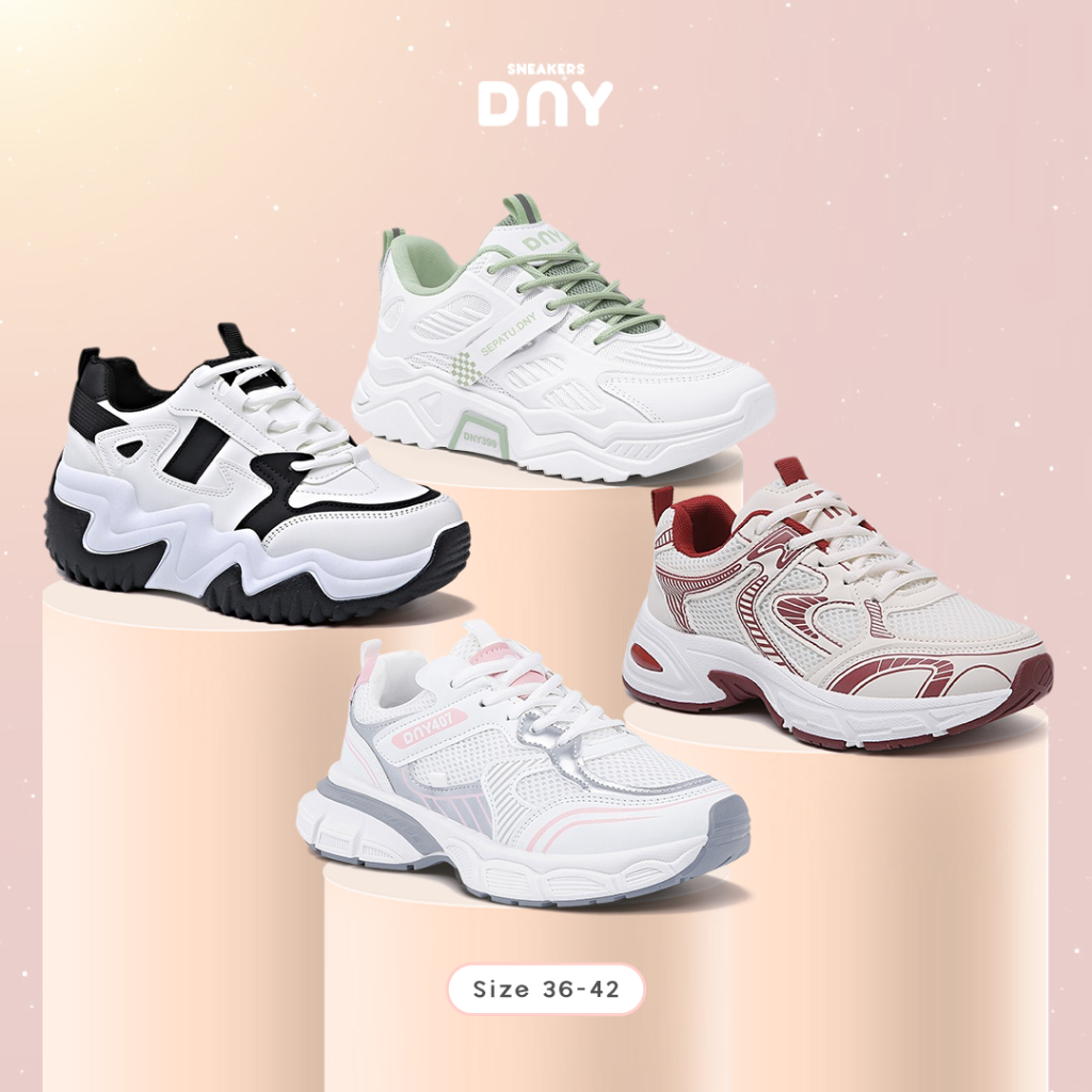 DNY SHOES รองเท้าผ้าใบผู้หญิง Padel & Running SM-007