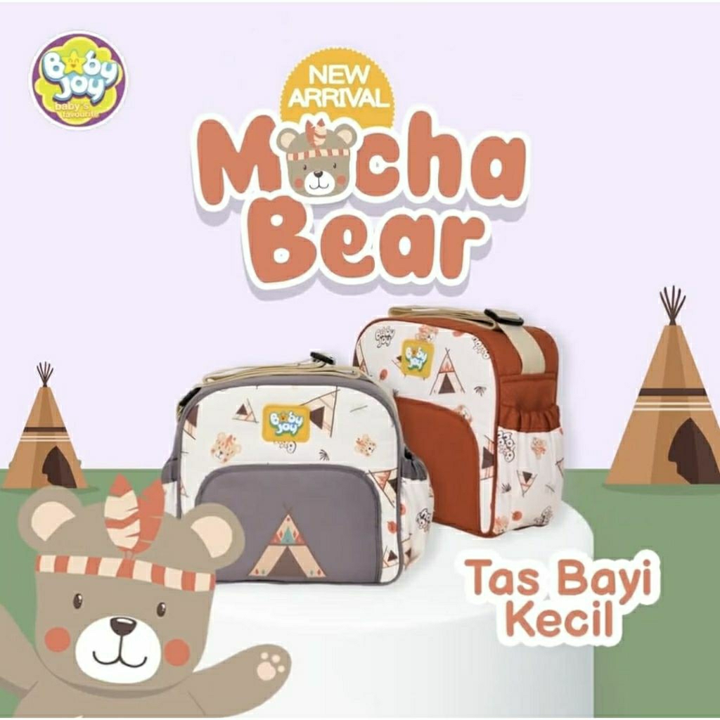 Baby Joy Mocha Bear Series กระเป๋าเด็กเล็ก BJT1051