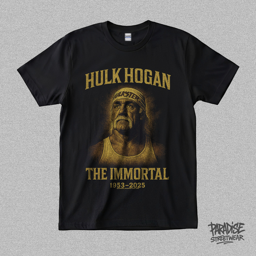 PARADISE - เสื้อยืด WWE - Hulk Hogan The Immortal - Supersoft Premium – Regular / Oversize
