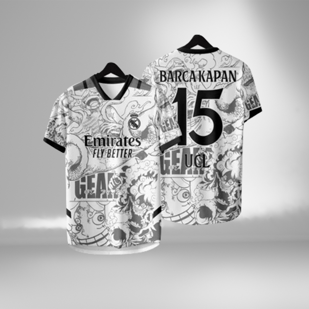 Madrid X One piece Luffy Jersey พิเศษ Barca kapan 15 ucl