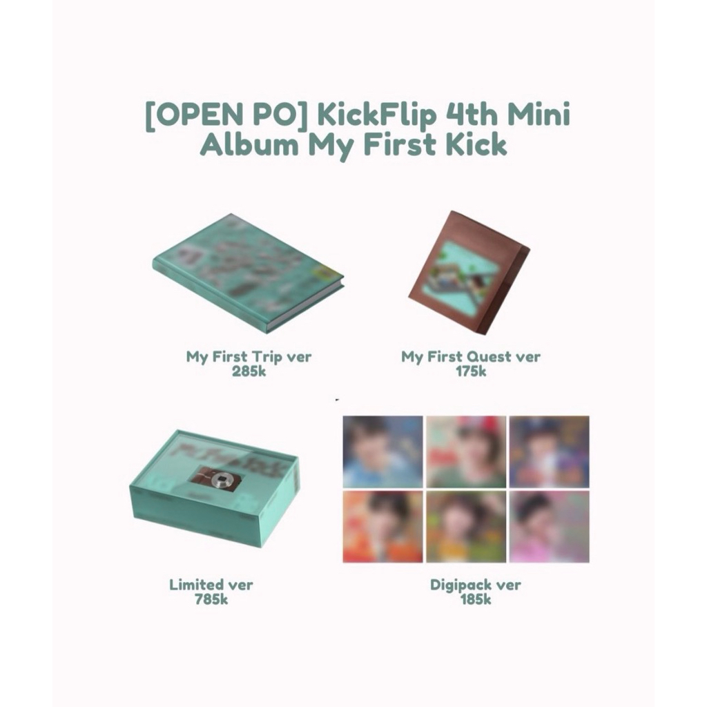 [PO] KICKFLIP 4th Mini Album My First Kick