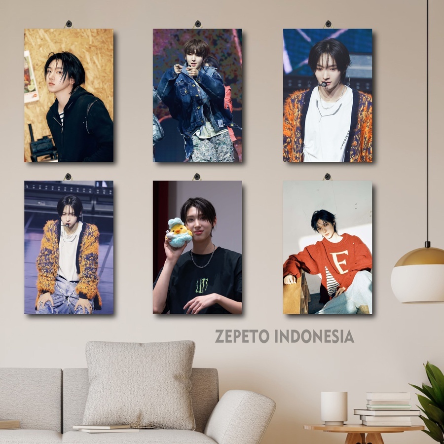 โปสเตอร์ห้อง Kickflip Kpop แบบกําหนดเอง / Zepeto อินโดนีเซีย / รูปภาพตกแต่งผนังห้อง / VET|SNP5