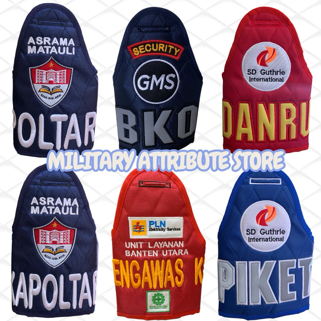 ARMBAND SECURITY / ARMBAND / SECURITY PATROL ARMBAND / PATROL ARMBAND SECURITY CUSTOM LOGO PT