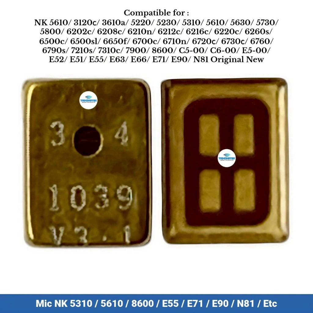 ไมค์ Nokia 5310 - 5610 - 8600 - E55 - E71 - E90 - N81 - Etc Original New